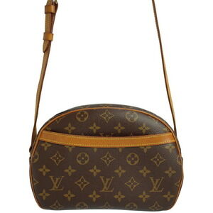 Louis Vuitton Monogram Leather Blois Shoulder Bag Brown